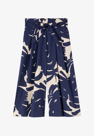 Oltre, GONNA PANTALONE FANTASIA - Stoffhose - blu