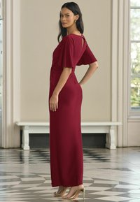 Lipsy SHORT SLEEVE SLINKY BRIDESMAID  REGULAR FIT - Maxi šaty - berry red