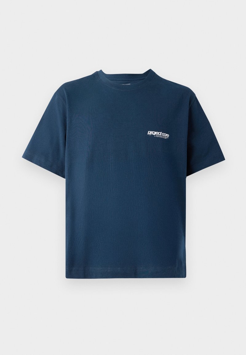 jack & jones T-shirt print donkerblauw