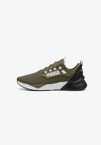 Puma RETALIATE Scarpe da corsa su strada olive- black/verde