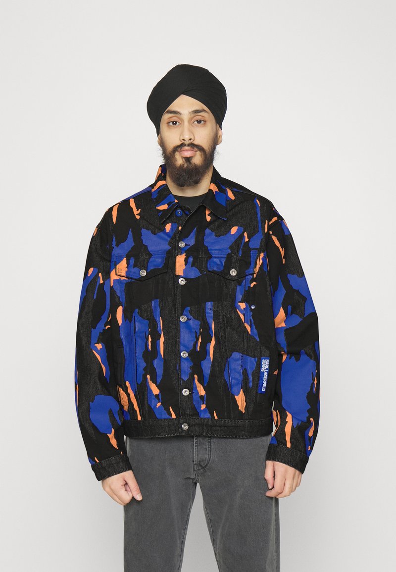 Karl Lagerfeld Jeans RELAXED JACKET Denim jacket washed black/black denim Zalando