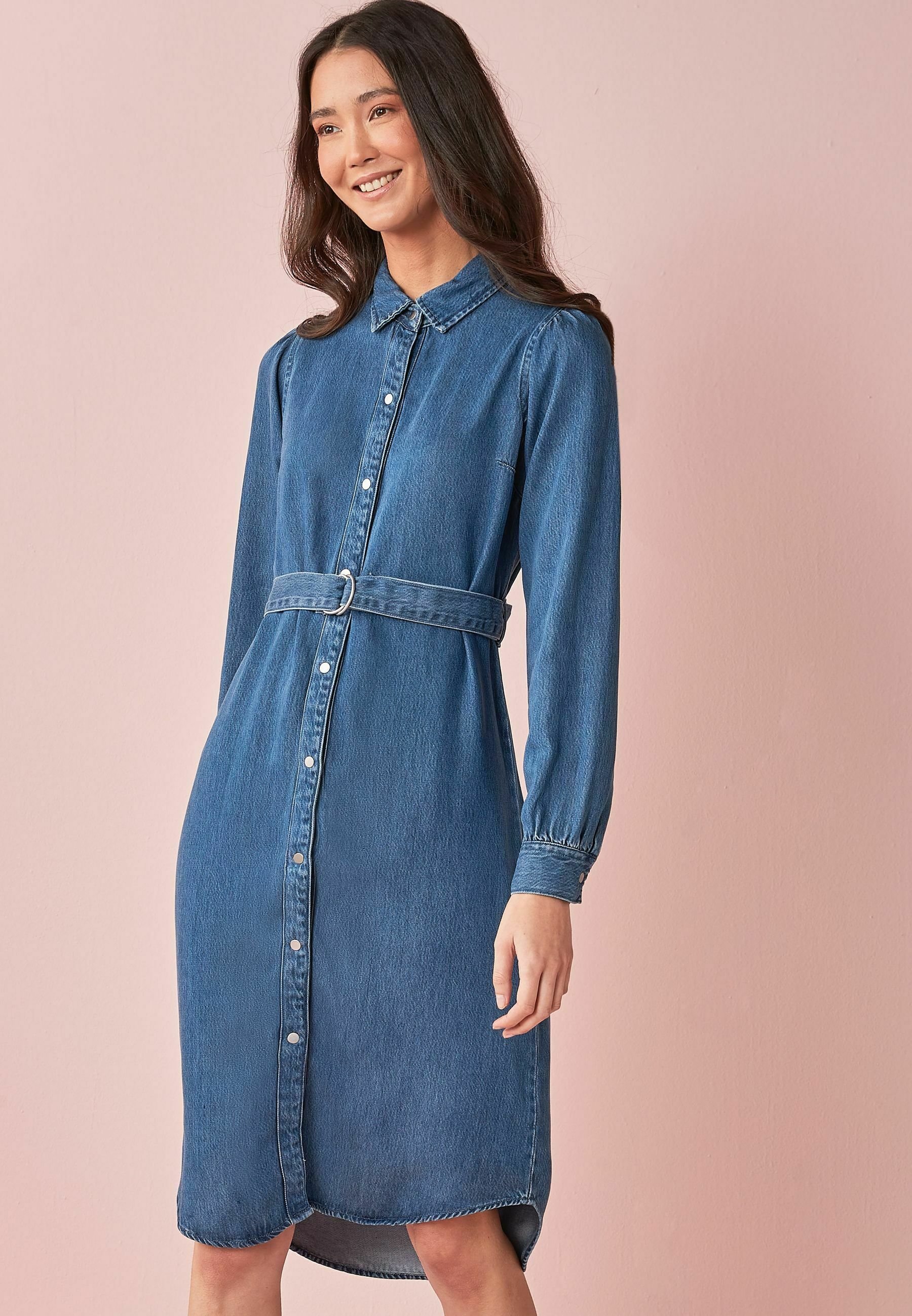 Next LONG SLEEVE SHIRT - Denim dress 