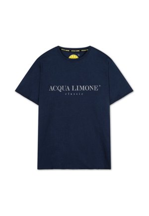 T-shirt med print - navy