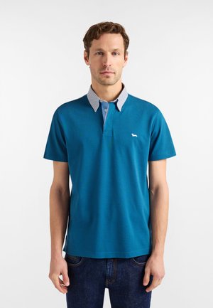 MEZZA MANICA - Polo - blu denim