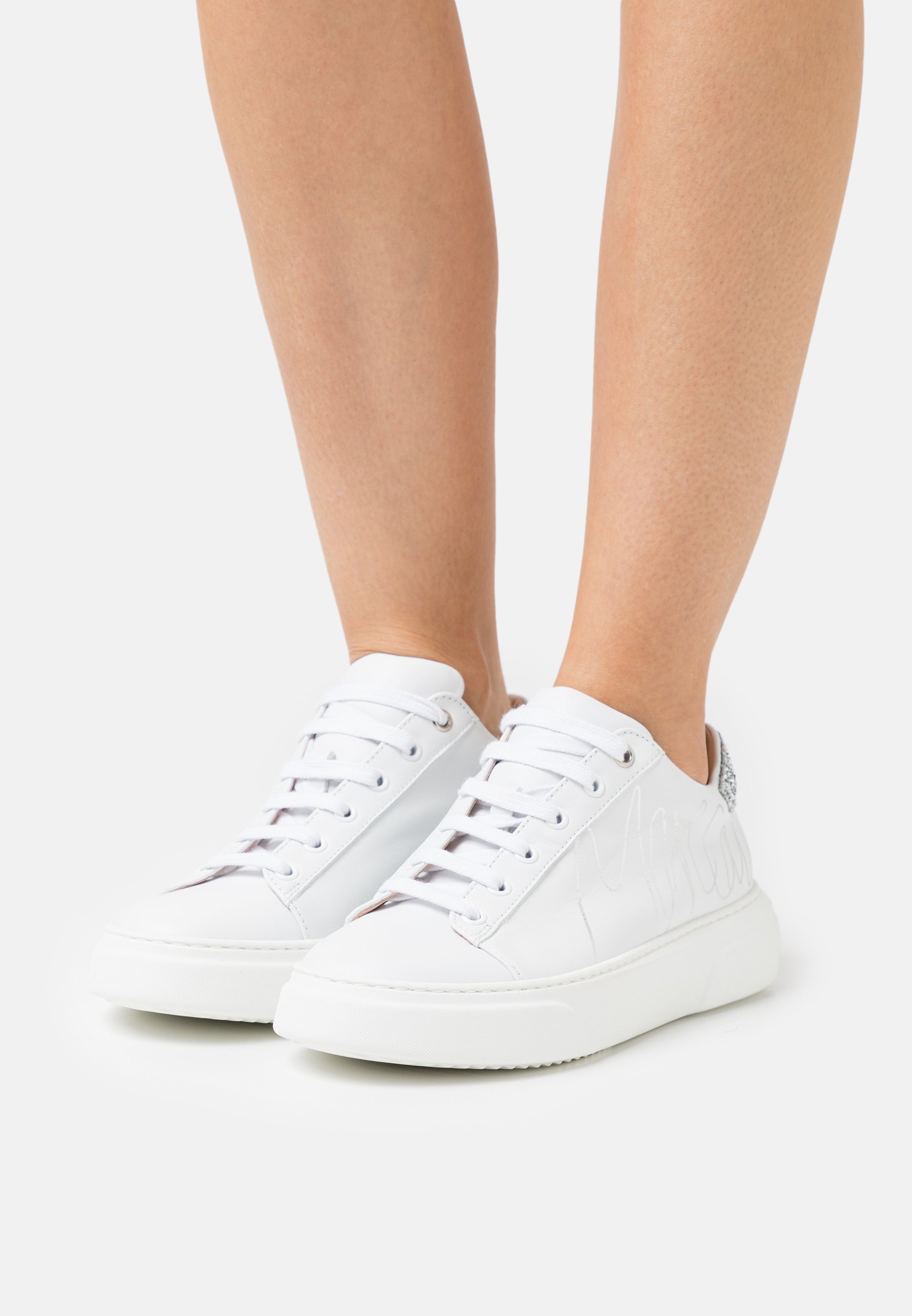 Marc Cain Dames Sneakers Koper knit leopard sneaker | Van den Assem