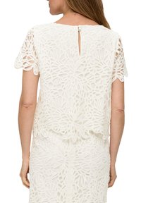 s.Oliver BLACK LABEL VERKÜRZTES  - Bluse - creme