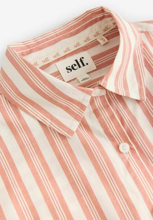 Self. Nööpidega pluus - rust brown stripe