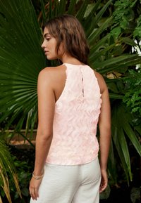 Next HALTER NECK RUFFLE TANK- REGULAR FIT - Top - pink