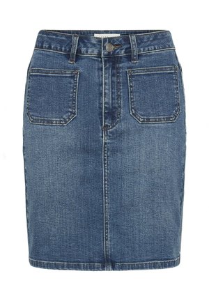 Kaffe, KAKARLA - Denimnederdele - medium blue denim