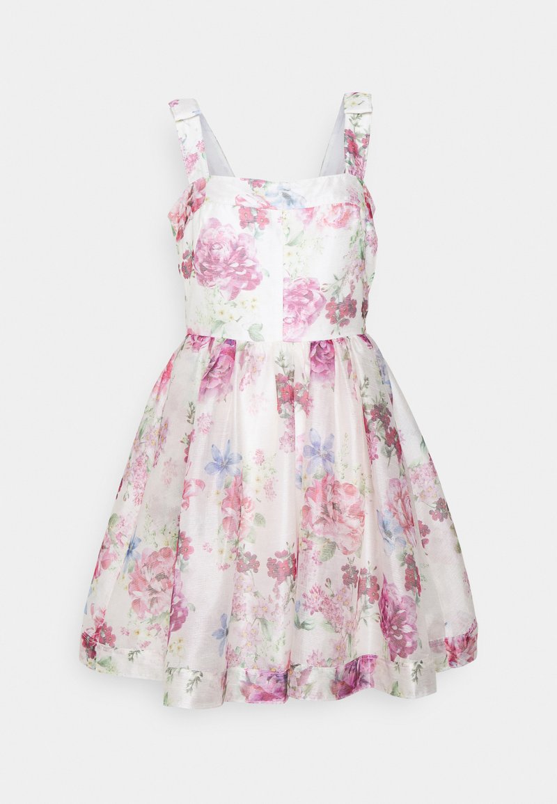 ML Monique Lhuillier Cocktailjurk roze