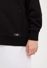 MICHAEL Michael Kors CLASSIC ZIP UP RAGLAN HOODIE - Lukuga pusa - black