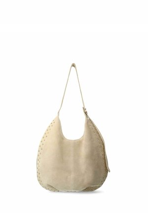 MIT NIETEN - Tote bag - beige