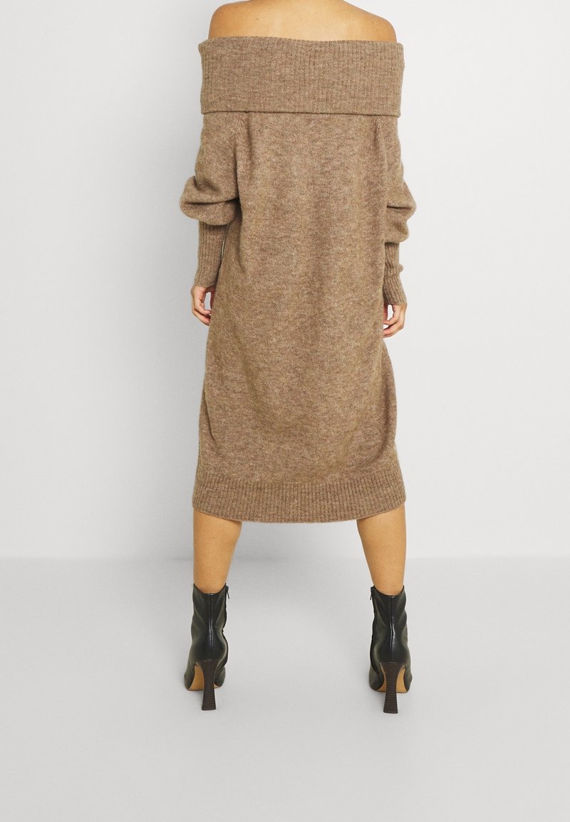 ONLY Jumper dress - light brown - (Pre-owned) - Zalando.ie