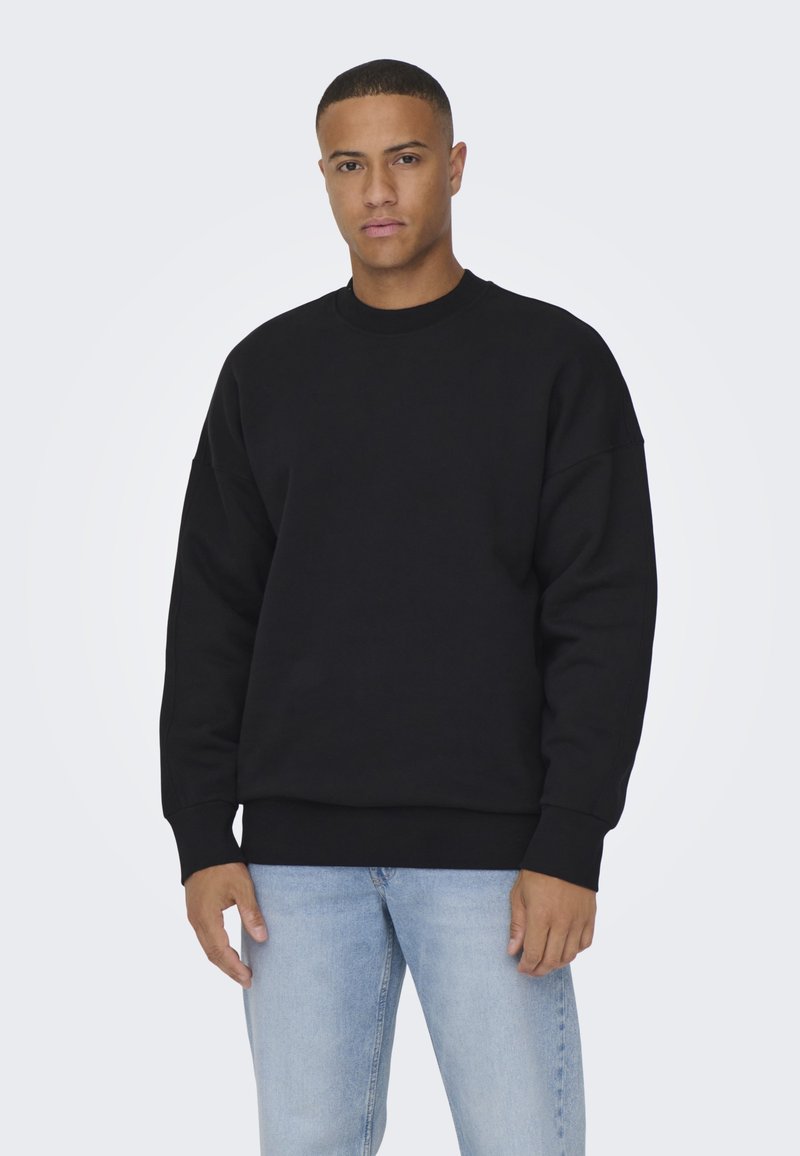 Men’s Sweatshirt without Hood Only & Sons Onsdan Unshed Reg Crew Neck White main image 1