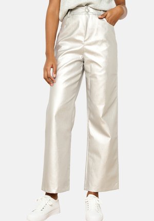 METALLIC  - Pantaloni - silver