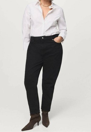 Mom Jeans - black denim