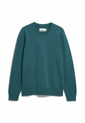 ARMEDANGELS, LOUKAA KNIT SWEATER - Trui - petrol velvet