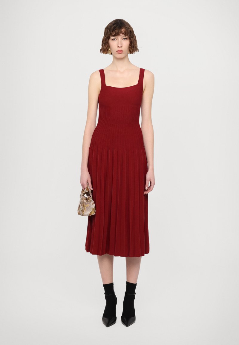 staud ellison dress red Staud - ELLISON DRESS | ROJA
