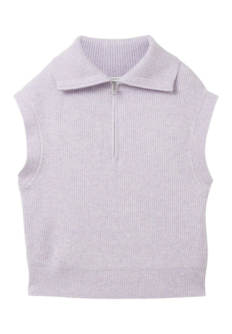 Tom Tailor Denim T-shirt basic paars