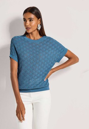 T-shirt basic - smoky blue