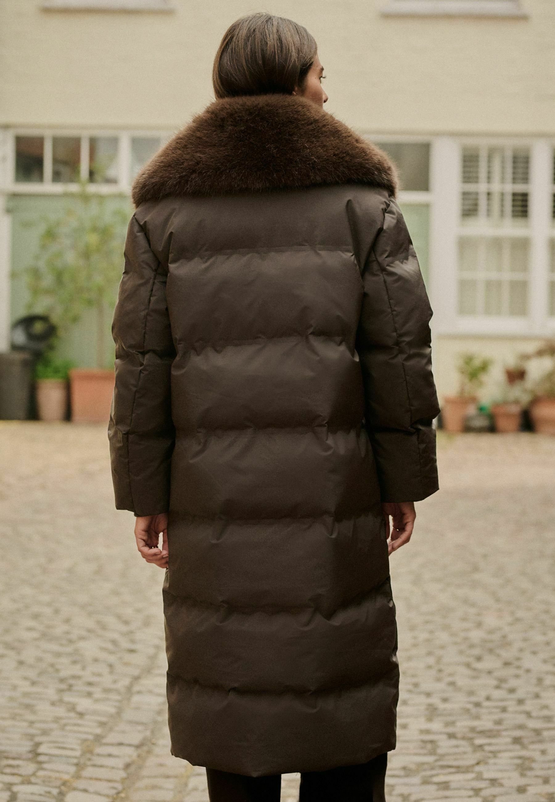 Next REGULAR FIT - Winter coat - chocolate brown/brown - Zalando