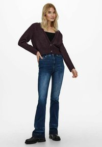 ONLY ONLMACADAMIA L/S CARDIGAN BF KNT - Vesta na kopčanje - winetasting