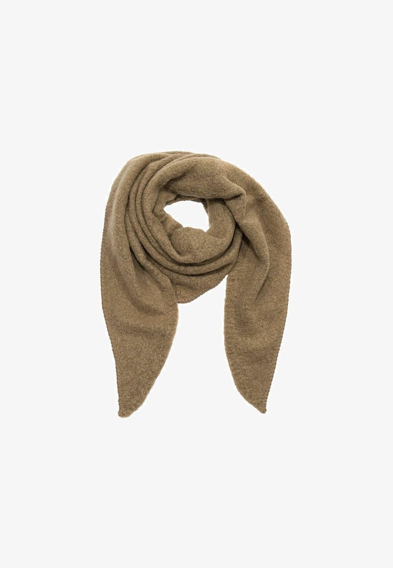 Faera DREIECK COZY OBERFLÄCHE - Scarf - beige