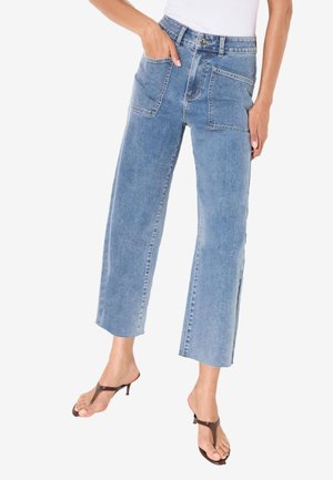 Friends Like These, REGULAR FIT - WIDE CROPPED - Vaqueros rectos - mid wash