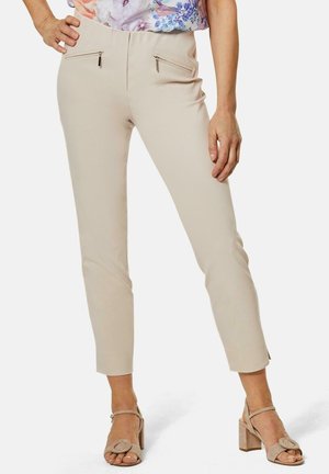 GOLDNER 7/8-SUPER-STRETCH-SCHLUPF LOUISA - Trousers - stone