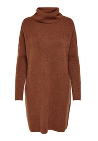 Strickkleid COWLNECK rose - ONLJANA - brown/rosa L/S ONLY