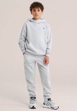 WE Fashion, Felpa con cappuccio - light grey