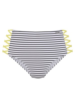 Venice Beach Bikini-Hose - schwarz/weiß/limette