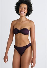 LASCANA LSCN BY LASCANA PANTS HIGHLEG - Bikinio apatinė dalis - aubergine