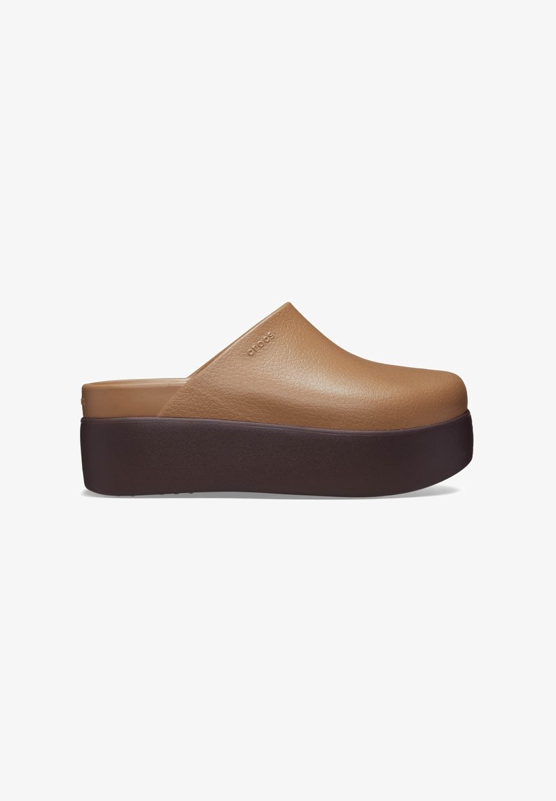Crocs DYLAN PLATFORM - Clogs - sepia