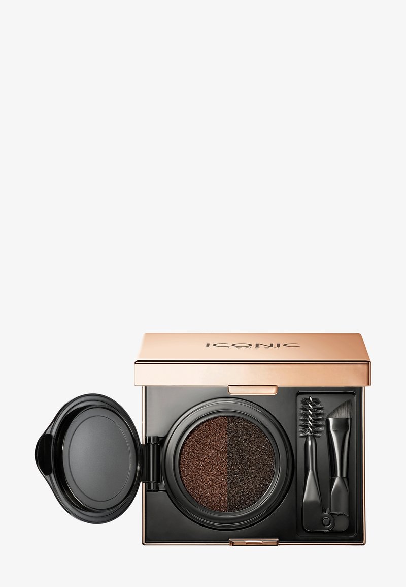 Iconic London - SCULPTING EYEBROW CUSHION - Eyebrow Powder - deep, Forstørre