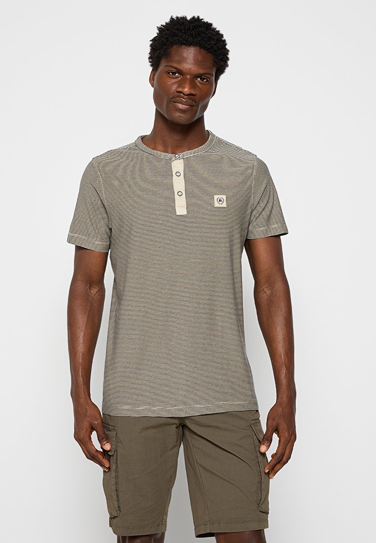 Lerros T-shirt print beige