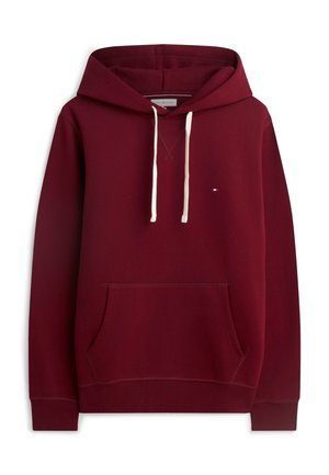 Tommy Hilfiger, ESS SEASONAL FLEECE HOODY - Felpa con cappuccio - burgundy