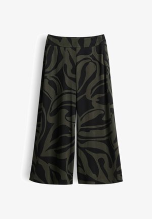 OPUS, WIDE FIT HIGH RISE - Stoffhose - black