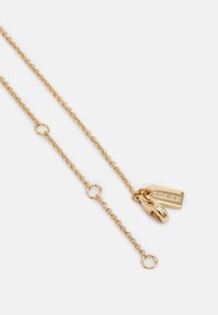 COACH NECKLACE ICONIC MINI CHARM - Necklace - gold-coloured