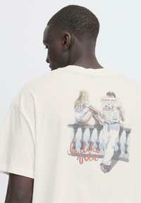 Solid PEHR - Print T-shirt - off white