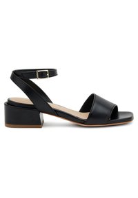 Frau Shoes STRAP WITH LOW HEEL - Sandali - black