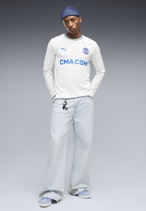 Puma, OLYMPIQUE DE MARSEILLE 26/27 LANGARM-HEIMTRIKOT - Long sleeved top - white- team royal