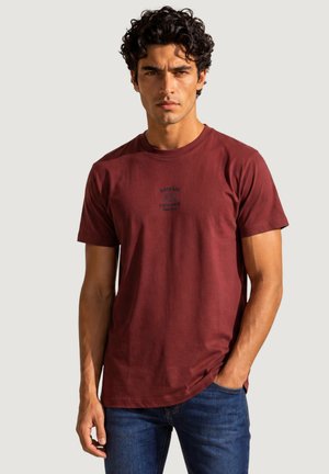 Armani Exchange, - T-shirt z nadrukiem