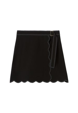 Claudie Pierlot SAMANTHA - Falda cruzada - noir