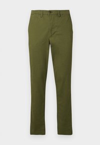 ESSENTIAL SLIM FIT - Nohavice chinos - new army green