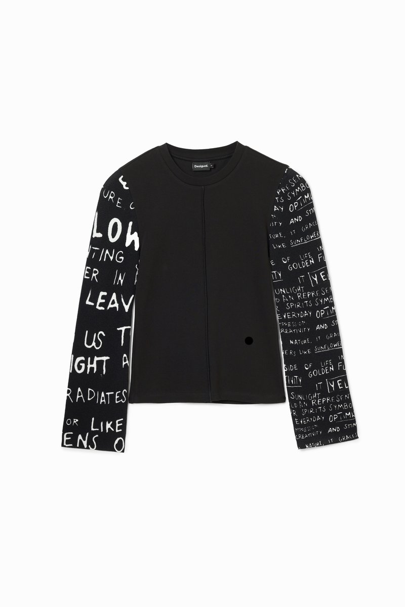 Desigual Longsleeve zwart Desigual Longsleeve zwart