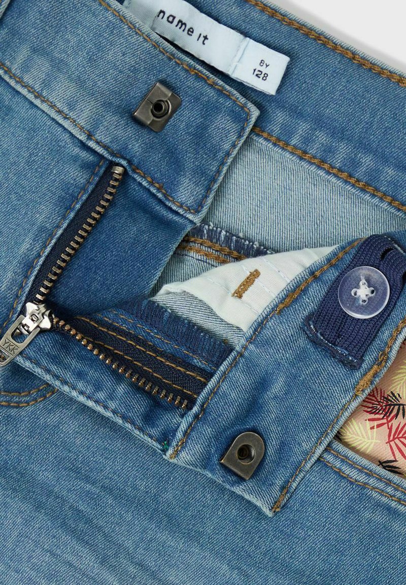 Kinder Jeggings | Name it SALLI PATCHWORK Jeans Shorts medium blue denim/dunkelblau - IK71188 Kinder Jeggings | Name it SALLI PATCHWORK Jeans Shorts medium blue denim/dunkelblau - IK71188