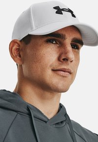 Under Armour - BLITZING ADJ - Caps - white Miniaturebillede 1