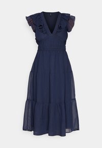 VMEMILIE CAPSLEEVE CALF DRESS  - Robe de soirée - navy blazer