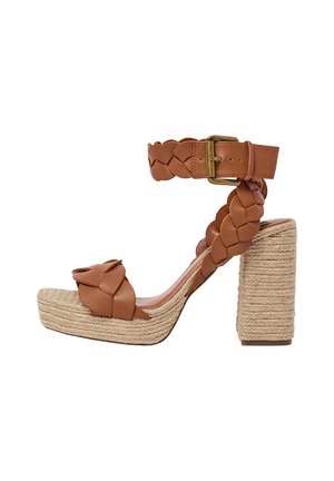 LENNY  - Plateausandalette - tan brown